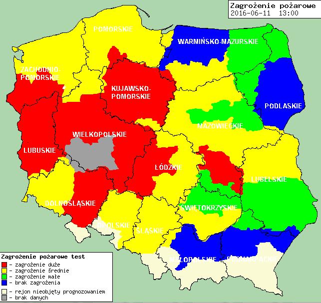 Zagrożenie pożarowe w