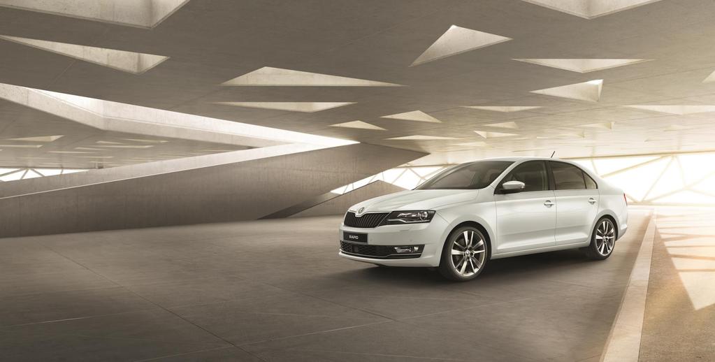 R1ST18171703B ŠKODA RAPID ROK MODELOWY 2018 Upust 5500 zł i pakiet przeglądów w standardzie* www.skoda-auto.pl/rapid ACTIVE AMBITION DRIVE STYLE 1.0 TSI/70 kw (95 KM) 57 600 62 950 67 850 68 300 1.