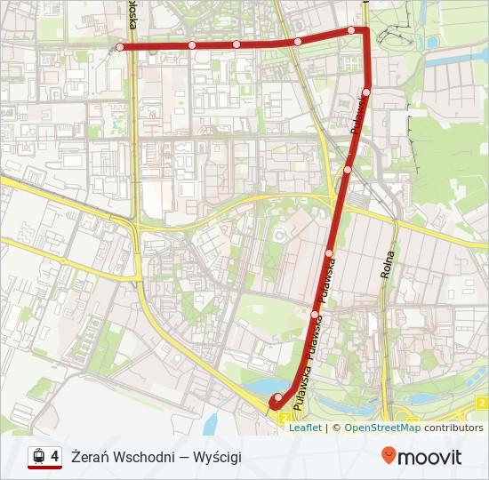 Kierunek: Zjazd Do Zajezdni Mokotów 10 przystanków WYŚWIETL ROZKŁAD JAZDY LINII Wyścigi 06 Al.