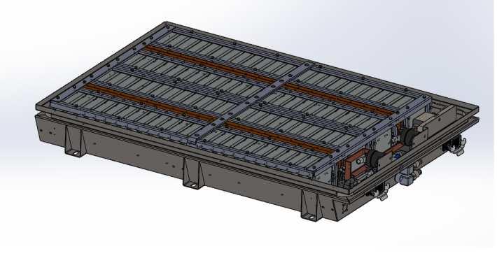 Budowa pakietów NMC i LTO Jednakowe OBUDOWY baterii dla rozwiązania LTO i NMC Modułowa budowa pakietów baterii umożliwi ich łatwą wymianę na