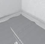 Podłoga Niewielki ciężar - system dedykowany do stropów lekkich Równomierna temperatura podłogi Izolacje