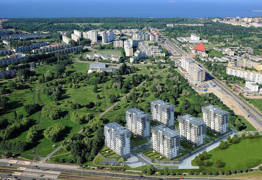 blokami Zaspy, który sukcesywnie przekształcany jest w uporządkowany Park, na