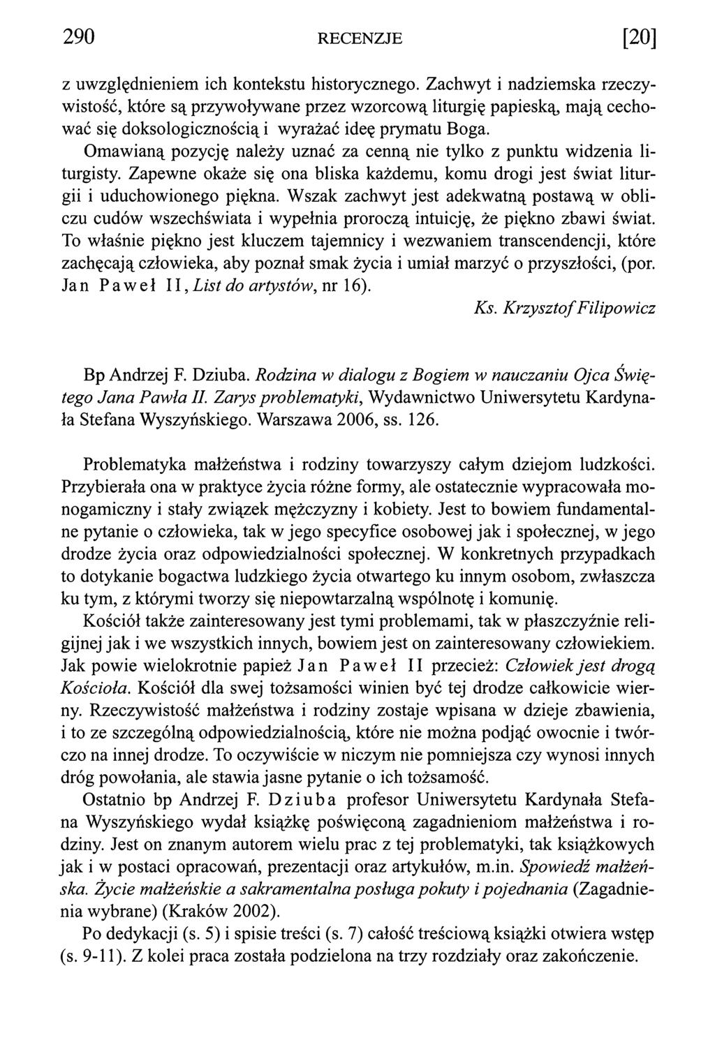 2 9 0 RECENZJE [20] z uwzględnieniem ich kontekstu historycznego.
