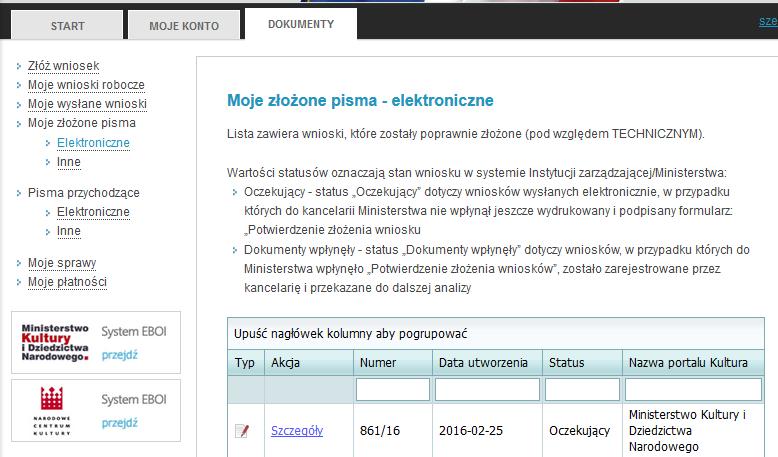 30a) W chwili złożenia Wniosku zostaje mu nadany numer EBOI.