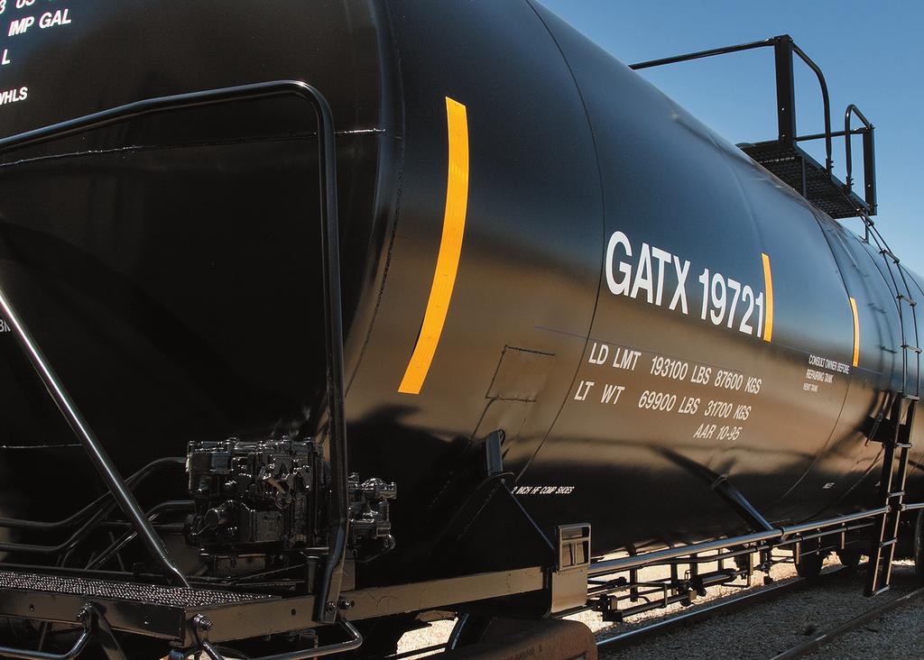 główna działalność GATX przez cały czas istnienia GATX posiada prawie 150 000 wagonów i ponad 600