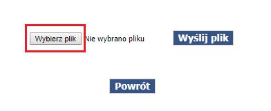 Po przejściu do panelu wybranego studenta recenzent wgrywa recenzję pracy dyplomowej (recenzja zgodna z obowiązującym na danym wydziale wzorem) (rys. 3).