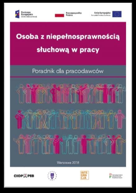 PORADNIKI Poradniki dla pracodawców na temat organizacji