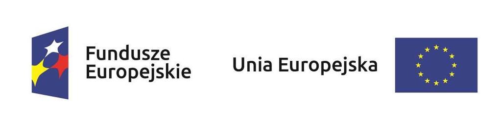 Unia Europejska. Zawsze stosuje się pełny zapis nazwy Unia Europejska i Fundusze Europejskie.