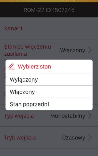 KASOWANIE CAŁEJ PAMIĘCI ODBIORNIKA Po wykonaniu operacji kasowania z pamięci odbiornika (kanał 1 i 2) zostają usunięte wszystkie wpisane do niego przyciski.