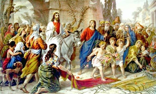 Najważniejszym okresem tych świąt jest Wielki Tydzień. Rozpoczyna je Niedziela Palmowa. Obchodzimy ją na cześć wjazdu Pana Jezusa do Jerozolimy.
