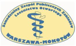 SAMODZIELNY ZESPÓŁ PUBLICZNYCH ZAKŁADÓW LECZNICTWA OTWARTEGO WARSZAWA-MOKOTÓW HARMONOGRAM PRACY Y PRZYCHODNIA LEKARSKA PRZY UL. JADŹWINGÓW 9 Kierownik Przychodni dr n. med.