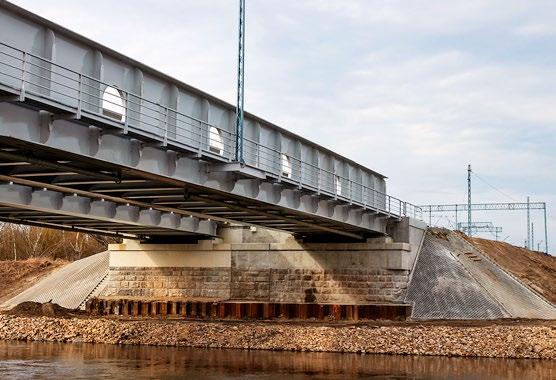 Inwestycje kolejowe Polska Most przez Wieprz, fot. G. Szędzioł wpłynie na zwiększenie dostępności transportu kolejowego.