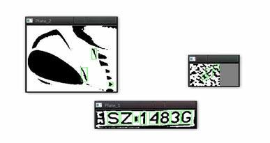 Polish licence plate numbers recognition system 123