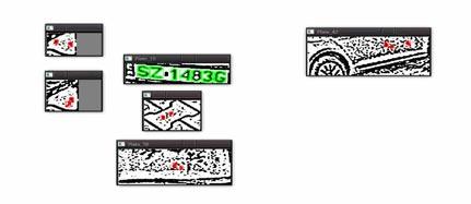 Polish licence plate numbers recognition system 125 (marked green in Fig.