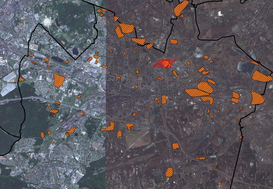 Case study - Katowice Całość zgromadzonych informacji zapisano w postaci