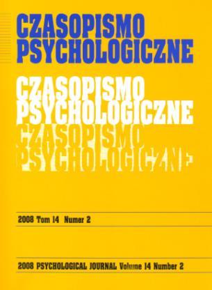 Ryszard Stachowski Czasopismo Psychologiczne Od 1995 r.