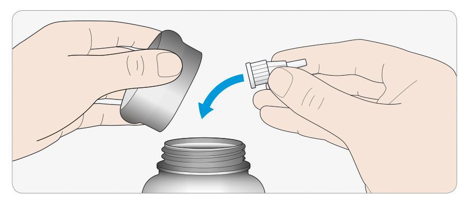 wciśnięciem przycisku, należy użyć nowego wstrzykiwacza; nigdy nie pobierać insuliny ze wstrzykiwacza przy użyciu strzykawki.