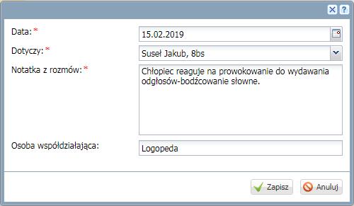 Prowadzenie Dzienników zajęć innych Wydruki dziennika zajęć rewalidacyjno-wychowawczych Aby wydrukować cały dziennik lub wybrane strony należy: