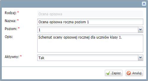 Korzystanie z dziennika w sytuacjach złożonych Po zapisaniu