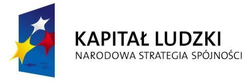 OŚWIADCZE UCZESTNIKA PROJEKTU O WYRAŻENIU ZGODY NA WYKORZYSTA WIZERUNKU W związku z przystąpieniem do Projektu Sztuka Bycia Razem realizowanego w ramach Programu Operacyjnego Kapitał Ludzki wyrażam