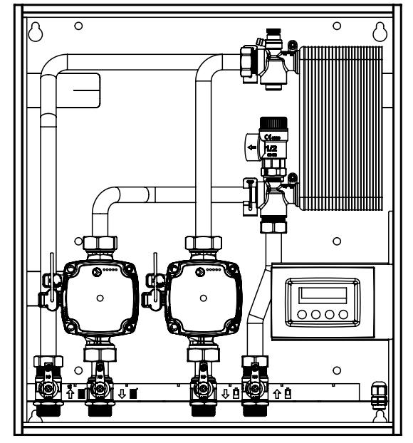 Pompy obiegowe Grundfos UPM 3 AUTO 15-70 W sprawie obsługi pomp obiegowych Grundfos UPM3 AUTO znajdujących się na wyposażeniu zestawów, prosimy zapoznać się z dołączoną instrukcją obsługi (dostępną