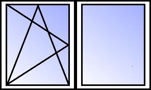 Okno rozwierno - uchylne + FIX w skrzydle Szkło: 4/16A/4TPS WYS. SZER.