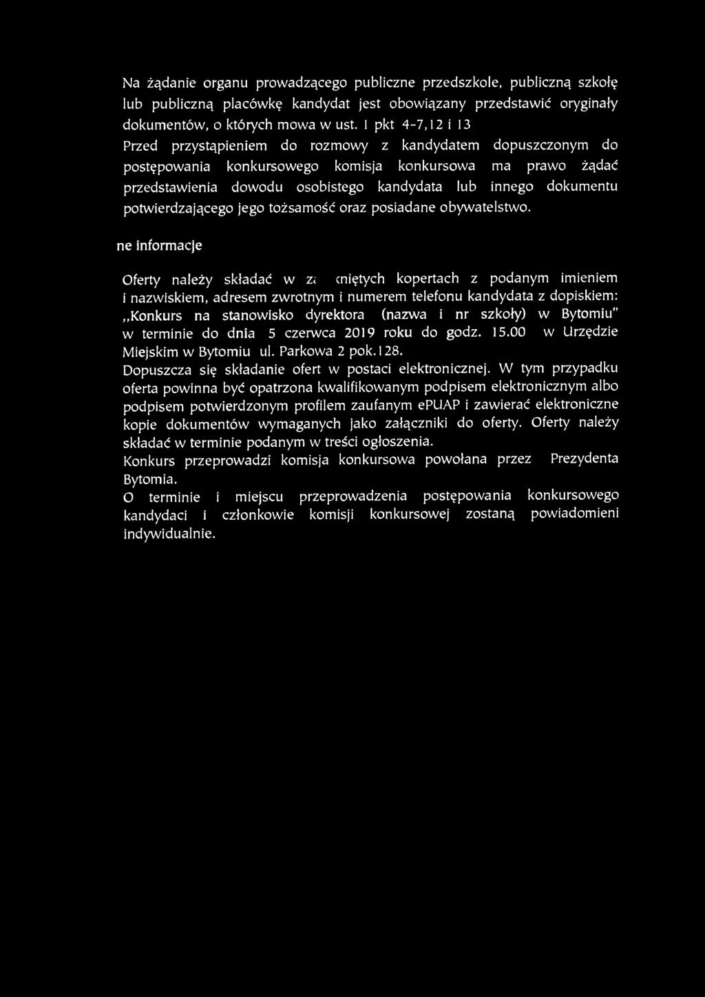 potwierdzającego jego tożsamość oraz posiadane obywatelstwo. III. Inne informacje l.