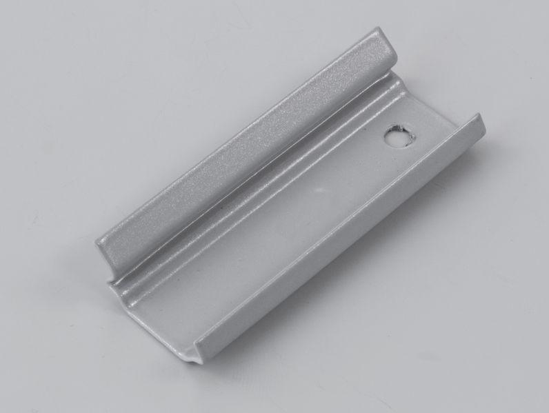 KSG Łącznik szyny etalowy szary 10184-03-000 Rail connector etal grey Соединитель карниза еталл.