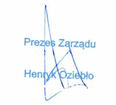 7. Informacje na temat udziałów własnych. Spółka nie posiada udziałów własnych oraz w dającej się przewidzieć przyszłości nie zamierza ich nabywać. 8.