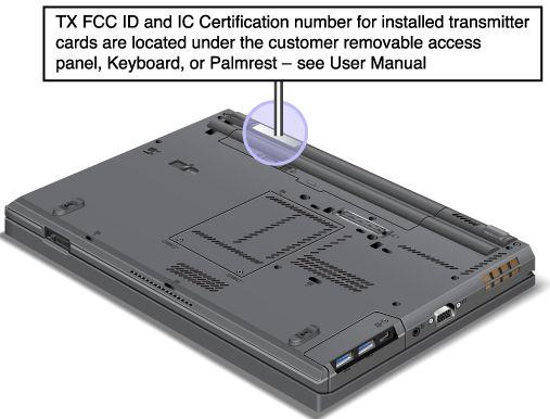 komputera nie ma numeru FCC ID ani IC Certification dla