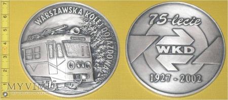 Medal kolejowy Warszawskiej Kolei Dojazdowej Medal kolejowy Warszawskiej Kolei Dojazdowej Datowanie: 2002 Miejsce pochodzenia: Polska WARSZAWSKA KOLEJ