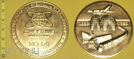 Medal kolejowy - przewozowy C. Hartwig Medal kolejowy - przewozowy C.