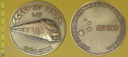 Medal kolejowy-przewozowy PKP SKM Trójmiasto Medal kolejowy-przewozowy PKP SKM Trójmiasto Datowanie: 206 Miejsce pochodzenia: Polska XV LAT 200 206 / PKP SZYBKA