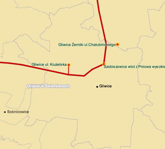 Część infrastruktury wysokiego ciśnienia należy do Operatora Gazociągów Przesyłowych GAZ-SYSTEM S.A. Oddział w Świerklanach.