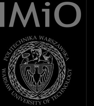 Institute of Microelectronics and Optoelectronics Warsaw University of Technology Koszykowa 75, 00-662 Warsaw, Poland phone: +48 22 234 7777, fax: +48 22 234 6063, e-mail: sekretariat@imio.pw.edu.