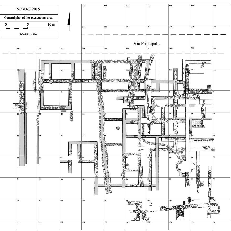 fieldwork AT NOvAE 2015 fig. 2. Sector 12 after the 2015 campaign (drawing by P. Dyczek, M. Lemke, M. Różycka, and B. Wojciechowski). Ryc. 2. Sektor XII po kampanii w 2015 r. (ryc. P. Dyczek, M. Lemke, M. Różycka, B.