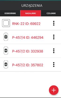 ZDALNE PROGRAMOWANIE NADAJNIKÓW Z WYKORZYSTANIEM APLIKACJI EXTA LIFE Zdalne programowanie nadajników umożliwia dopisanie przycisków nadajnika do wybranego odbiornika bez fizycznego dostępu