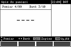 4 Pamięć Mierniki MRU-120 są wyposażone w pamięć 990 wyników pomiarów rezystancji.