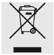 Symbol ten informuje, że produkt nie jest uważany za normalny odpad domowy i po okresie użytkowania musi być dostarczony do odpowiedniego punktu zbiórki urządzeń elektrycznych i elektronicznych.