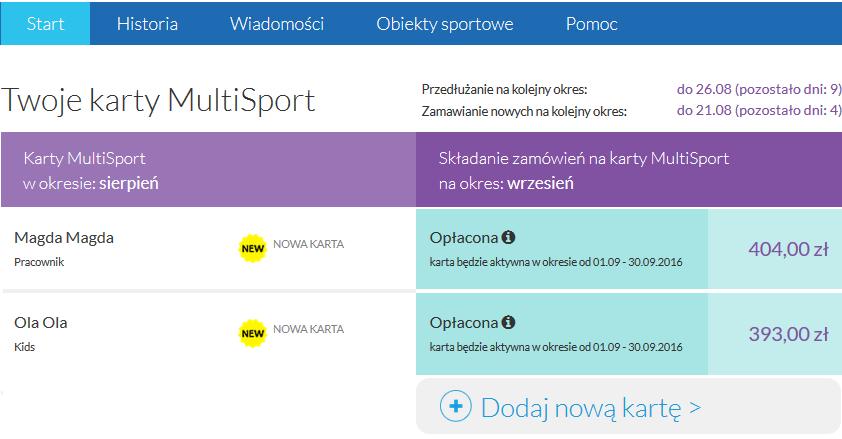 Informację o dokonanej płatności dostaniesz w potwierdzeniu mailowym.