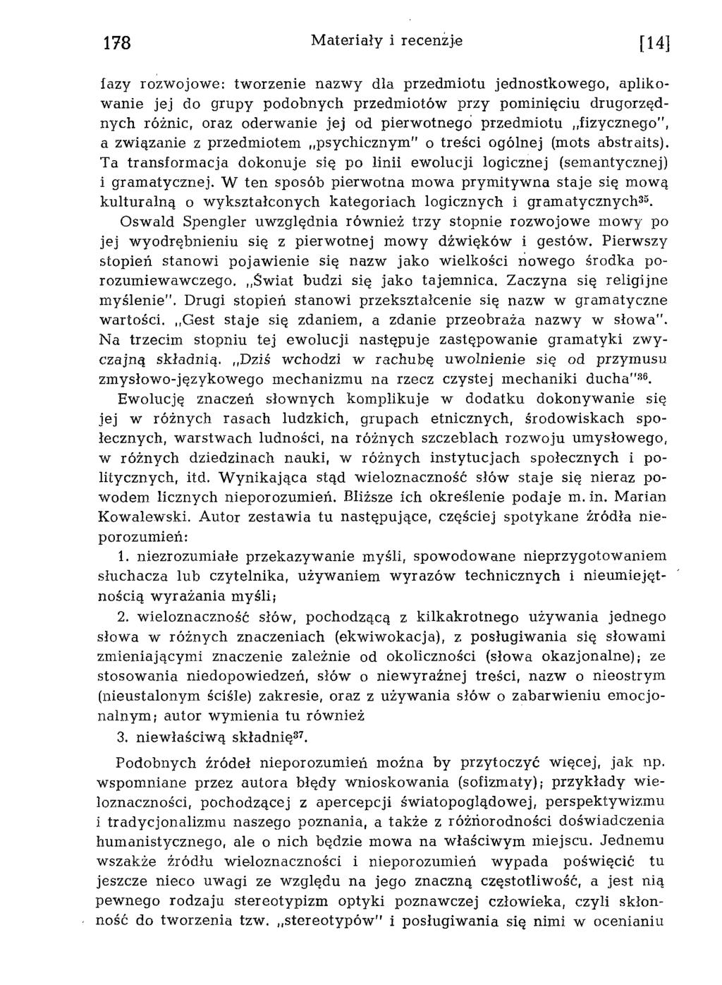 fazy rozw ojow e: tw orzenie nazw y dla przedm iotu jednostkow ego, aplikow anie jej do grupy podobnych przedm iotów przy pom inięciu drugorzędnych różnic, oraz oderw anie jej od pierw otnego przedm