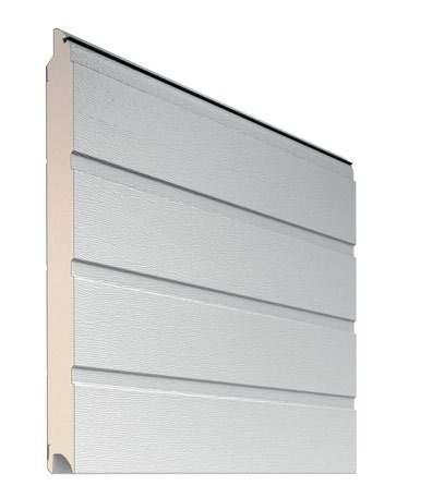 Rodzaje paneli dla bram ProTrend 10 standardowych kolorów RAL 9016 Biały Przetłoczenia-S RAL 1015 Kość słoniowa RAL 3004 Purpurowo-czerwony RAL 5010 Niebieski 40mm grubość panelu