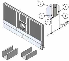 Ogólne właściwości ścian Ściany masywne Mogą być zbudowane z bloków z betonu porowatego, płyt betonowych, z betonu komórkowego lub murowane przy zachowaniu następujących właściwości: minimalna