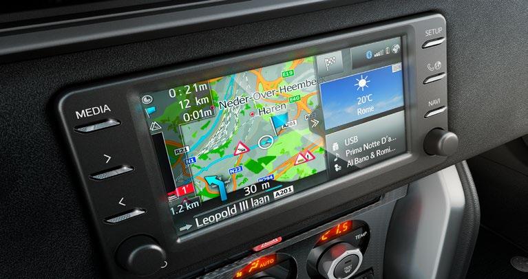 NASZ NAJNOWSZY, OPCJONALNY SYSTEM MULTIMEDIALNY TOYOTA TOUCH 2 Z DOTYKOWYM WYŚWIETLACZEM 6,1" DAJE CI CAŁKOWITĄ KONTROLĘ