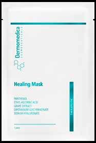 Maska w formie płatu wykonanego z innowacyjnej nanocelulozy biokompatybilnej ze skórą, rekomendowana po inwazyjnych zabiegach z zakresu kosmetologii i medycyny estetycznej.