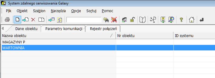 Należy uruchomić program Remote service suit (Frontshell) + commserver i zalogować się do aplikacji.