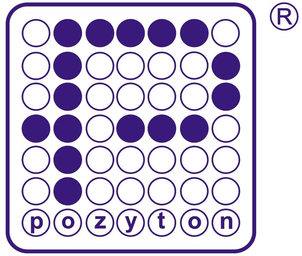 Zakład Elektronicznych Urządzeń Pomiarowych POZYTON Sp. z o.o. ul. Staszica 8, 42-202 Częstochowa Tel.