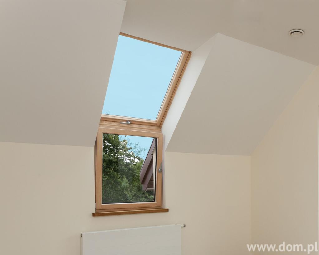 - Okna dachowe do zespoleń Otwieralne okna dachowe można łączyć nie tylko na ścianie kolankowej. System zespoleń okien dachowych umożliwia łączenie okien pionowo, poziomo lub blokowo.