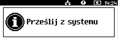 3 Pozycję 4 Raport tow. zablokowanych należy wybrać w identyczny sposób, jak pozycję 2 Raporty niefiskalne. 4 Po zatwierdzeniu raportu, zostanie wyświetlony ekran.