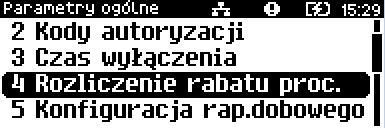 Aby zatwierdzić czas, należy użyć klawisza. Aby zrezygnować i powrócić do menu 2 Bez zasilania, należy użyć klawisza.